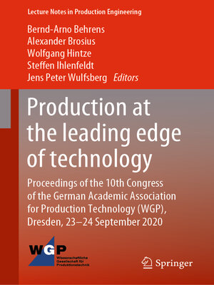 cover image of Production at the leading edge of technology